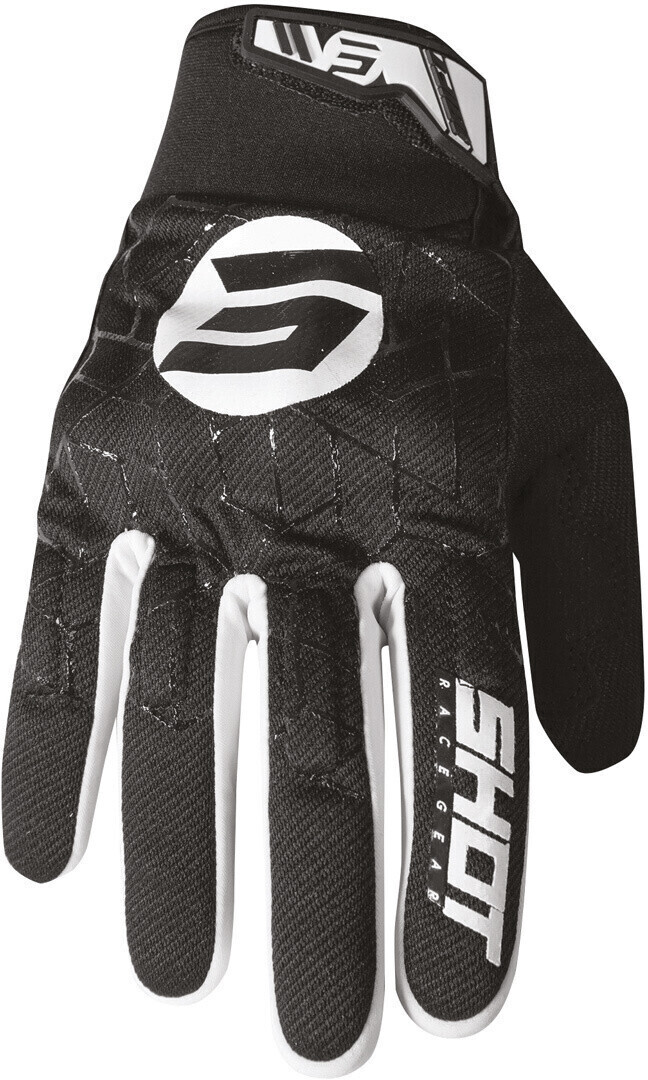 Photos - Motorcycle Gloves Shot Shot Drift Spider Gloves black/white