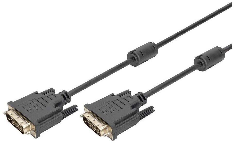 Photos - Cable (video, audio, USB) Digitus DVI C Cable black 5m 