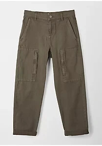 S.Oliver Cargo Hose, Regular Fit – Mit Gürtelschlaufen, Eingrifftaschen & Weitenregulierung – Lässige Freizeithose
