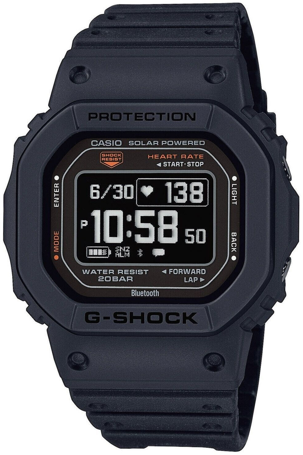 Photos - Smartwatches Casio G-SHOCK G-Shock G-Squad DW-H5600-1ER 