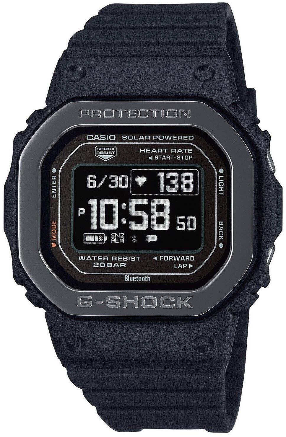 Photos - Smartwatches Casio G-SHOCK G-Shock G-Squad DW-H5600MB-1ER 