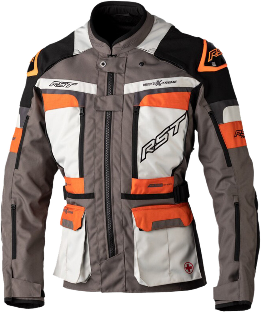 RST Blouson Pro Series Adventure-X gris/blanc/orange