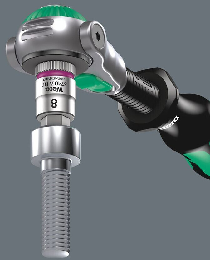 Wera 8740 A Zyklop Bitnuss – 1/4" Antrieb, Chrom-Vanadium, Für Hand- Und Maschinenbetrieb