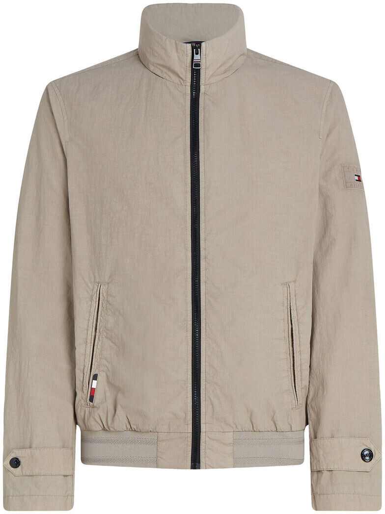 Tommy Hilfiger Garment-Dyed Funnel Neck Jacket (MW0MW31078) stone 