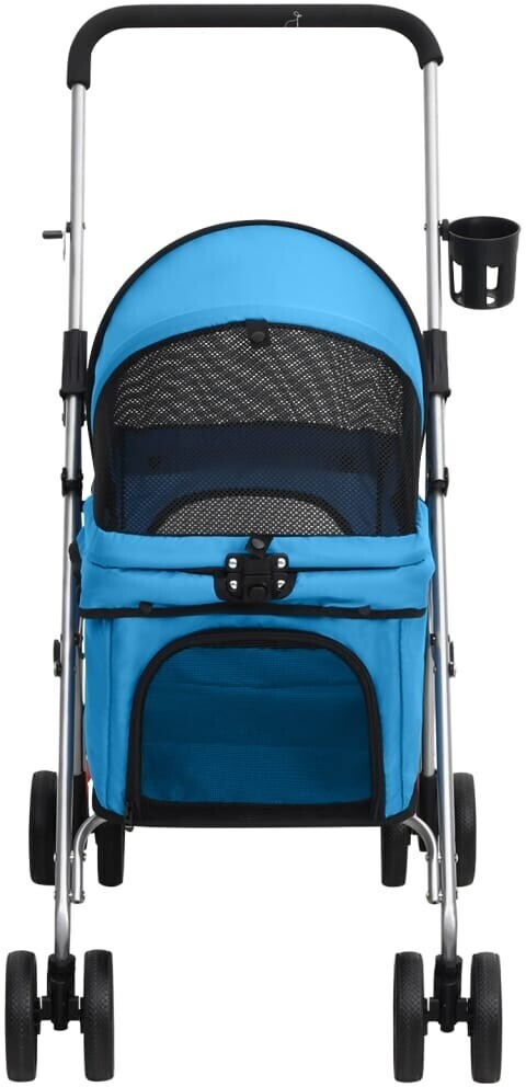 vidaXL Poussette pour chien bleu vidaXL Poussette pour chien bleu