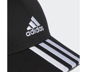 Adidas 12,99 Cotton € Baseball black/white twill bei (IB3242) Preisvergleich Kappe Baseball | Twill 3-Streifen ab