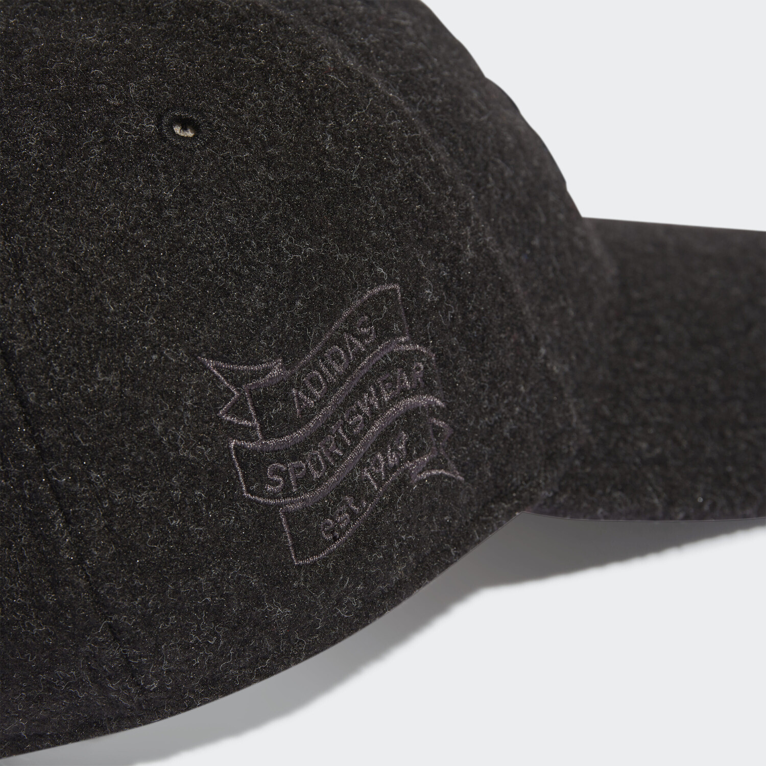 Adidas Wool Baseball Cap (IB2646) dark grey heather/black