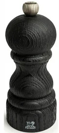 Peugeot Moulin à poivre manuel en bois upcyclé et son poivre Fair Trade, noir, 12 cm