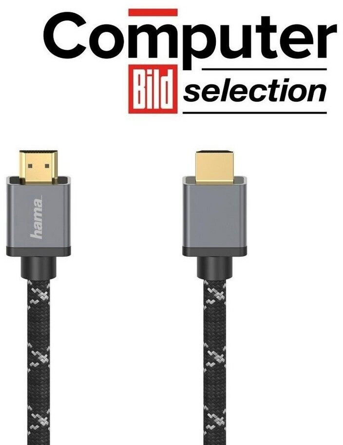 Hama ™ Ultra Hte Speed Stecker - Stecker 8K Metall 1,0 M ab 14,86 