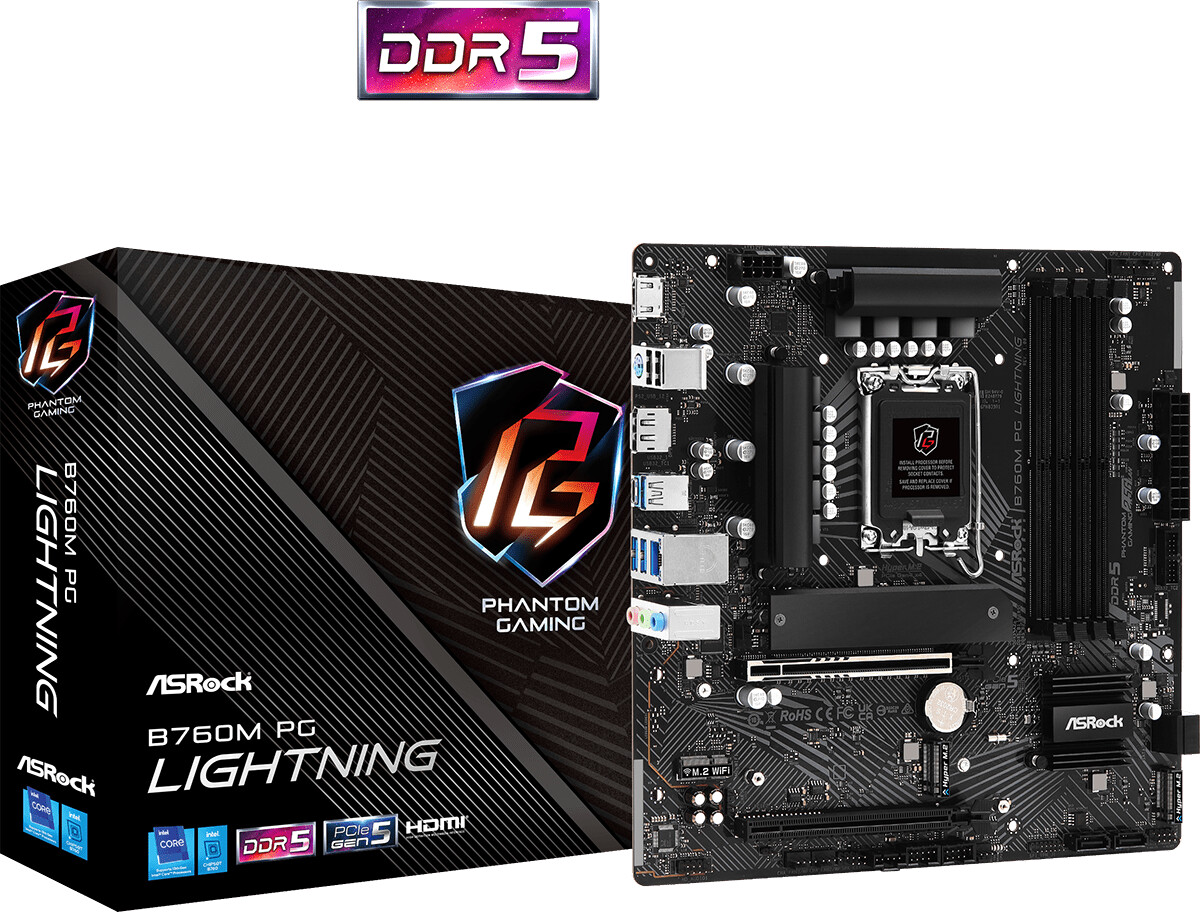 ASRock B760M PG Lightning