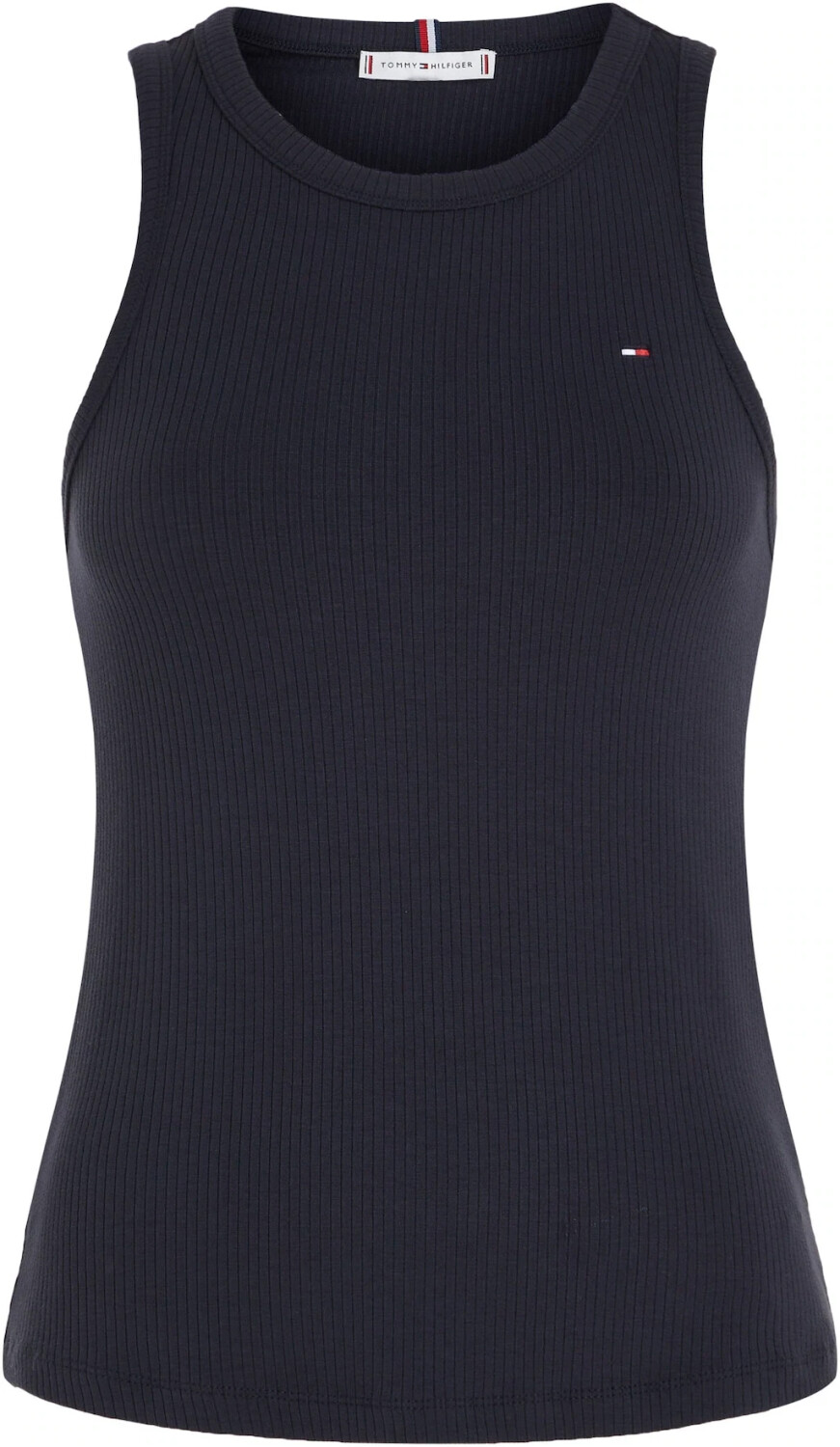 Tommy Hilfiger Ribbed Slim Fit Tank Top (WW0WW38635) desert sky
