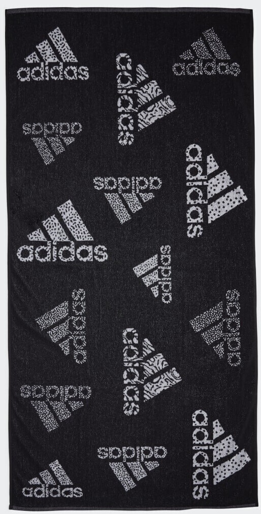 Photos - Towel Adidas  Branded Must-Have black/white  (HS2056)