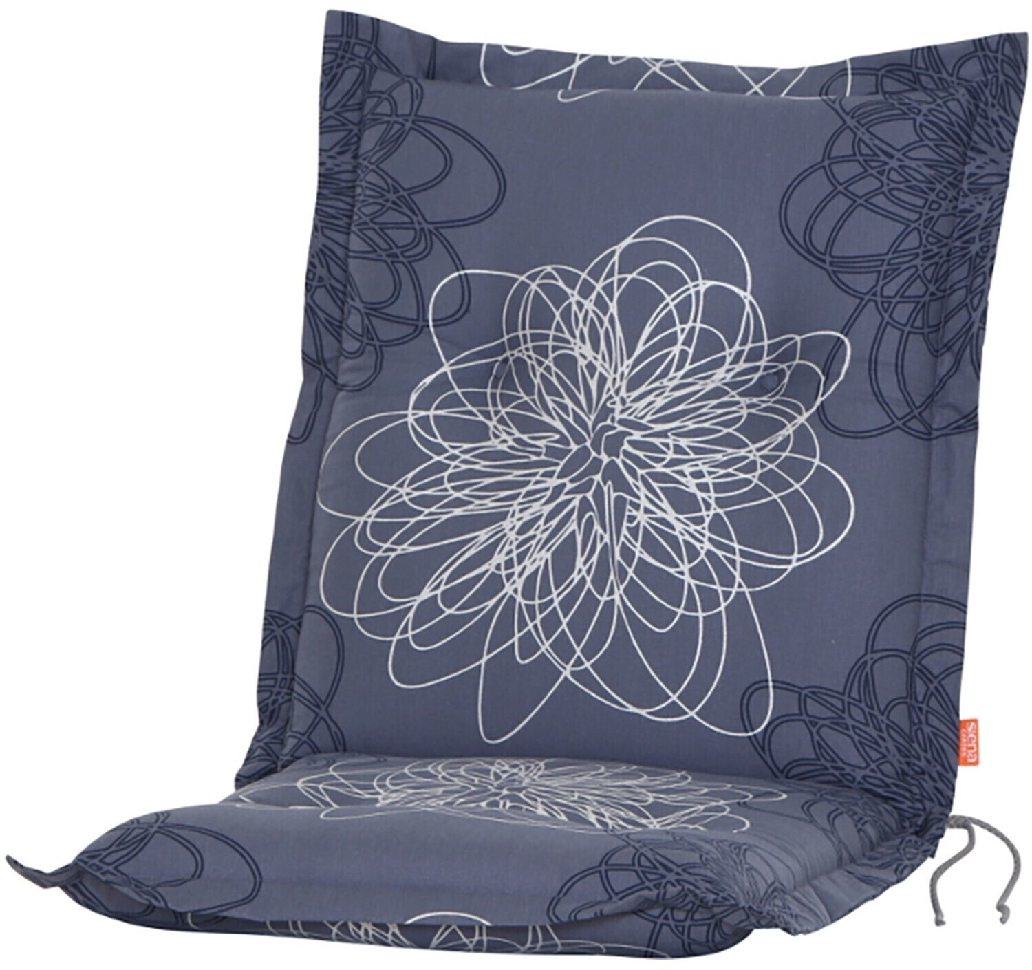 Sun Garden Sesselauflage Hoch – 117 X 49 X 6 Cm, 100 % Polyester, Mit Halteband