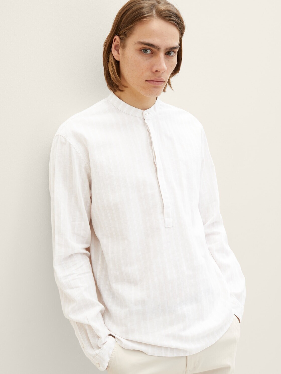 Tom Tailor Denim Blouse 1034921 light beige big stripe au meilleur prix sur idealo
