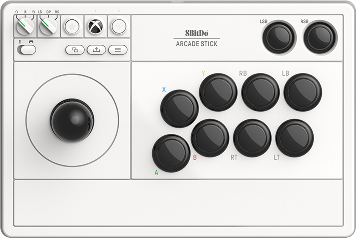 8bitdo Arcade Stick pour Xbox blanc