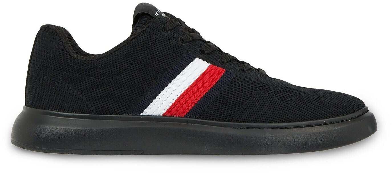 Tommy Hilfiger lightweight Cupsole Knit Stripes FM0FM04587 black