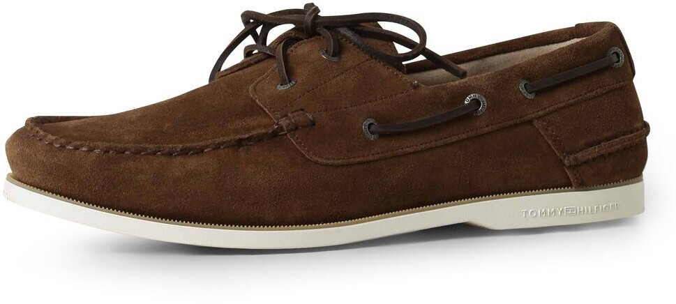 Tommy Hilfiger Th Boat Shoe Core Suede FM0FM04505 rockefeller brown
