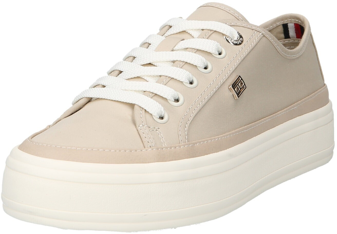 Tommy Hilfiger Essential Vulc Canvas Sneaker FW0FW07459 light sandalwood