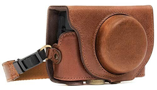 MegaGear Ever Ready Camera Case for Sony Cyber-shot DSC-RX100 IV/V/VI Dark Brown