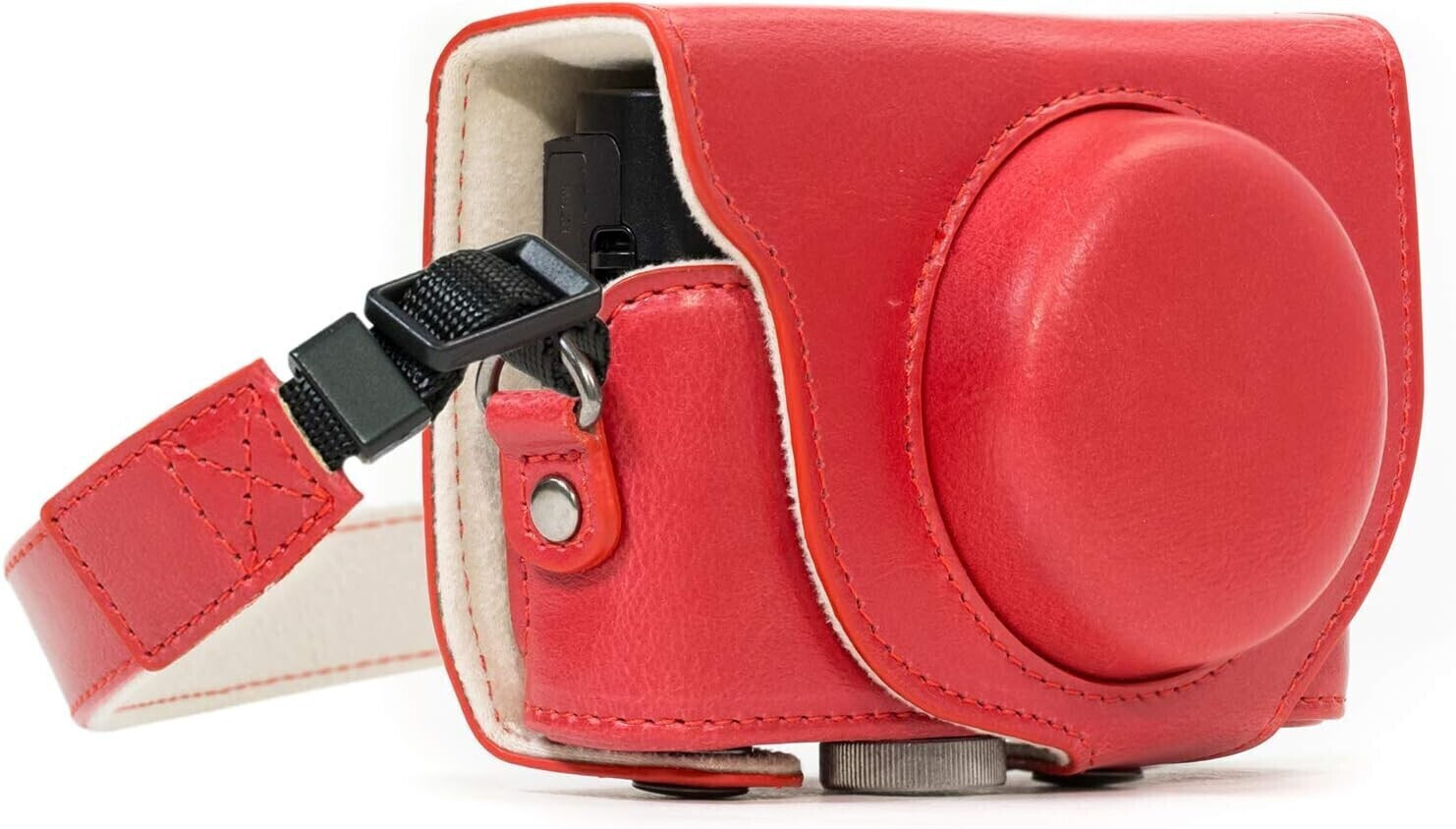 MegaGear Ever Ready Camera Case for Sony Cyber-shot DSC-RX100 IV/V/VI Red