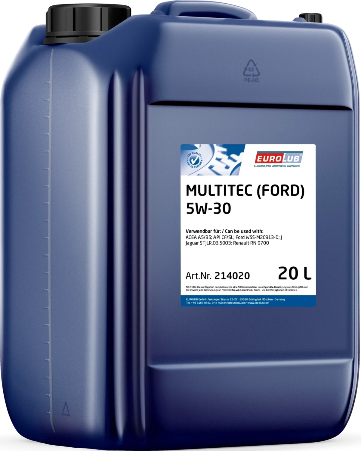 EuroLub MULTITEC 5W-30 Ford (20 l)