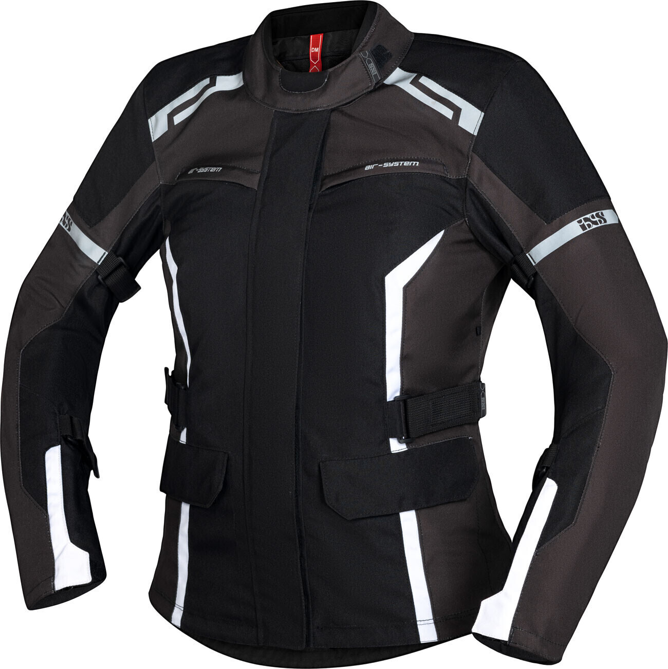 Photos - Motorcycle Clothing IXS EvansT 2.0 Jacket Lady black/dark grey/white 