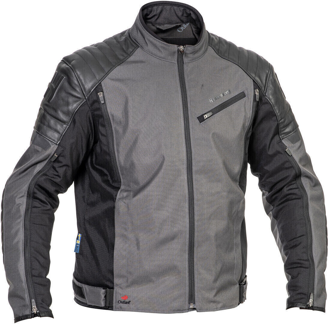 Halvarssons Solberg Wasserdichte Jacket black/grey