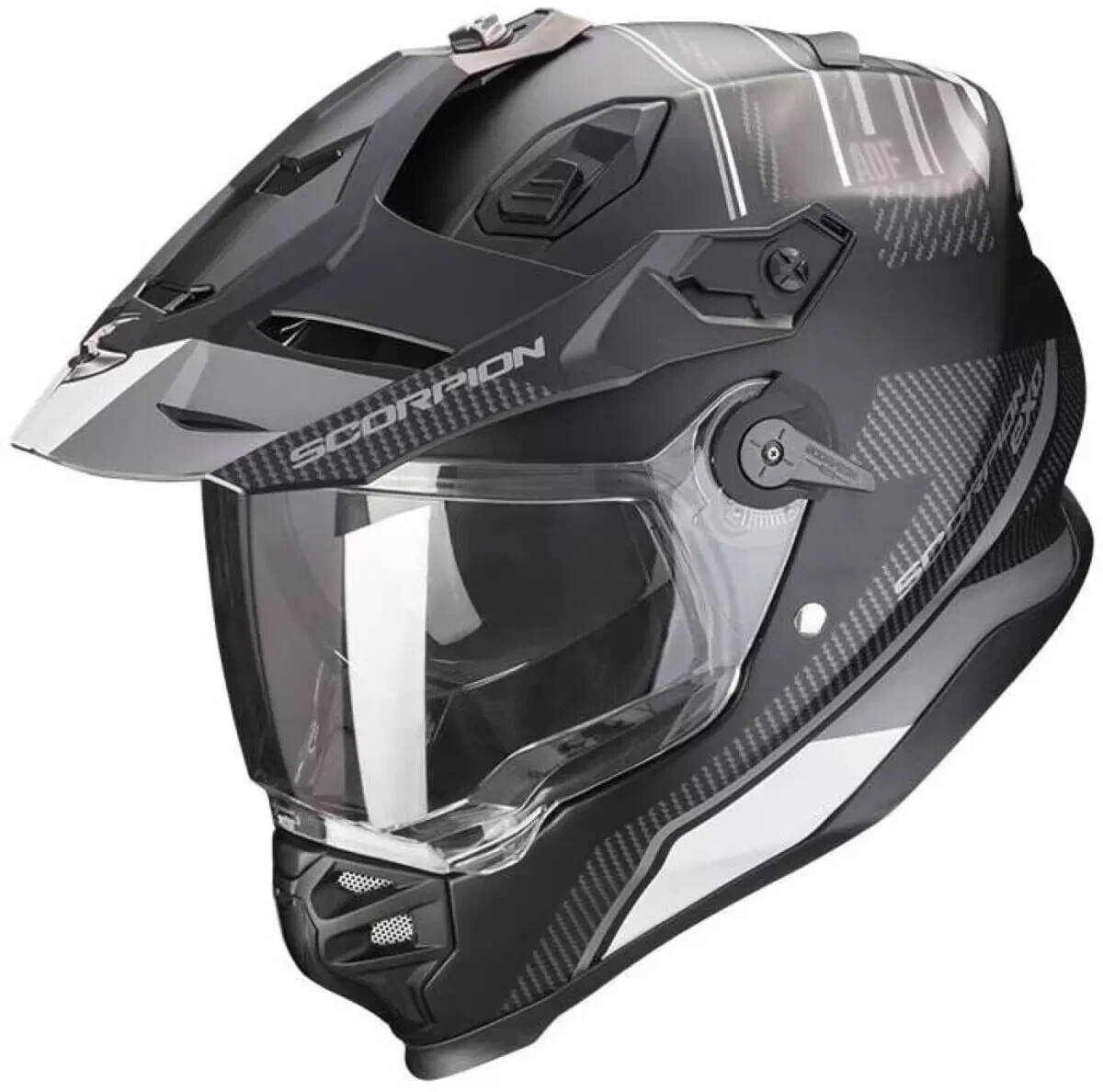 Scorpion ADF-9000 Air Desert mat noir/argenté