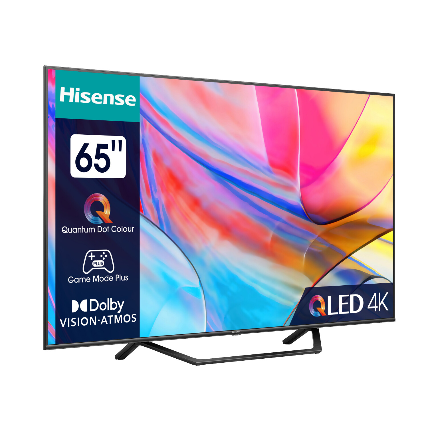 TV QLED 50  Hisense 50A7KQ, UHD 4K, Quantum Dot Colour, Dolby  Vision&Atmos, Modo Juego Plus, Negro