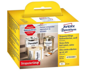 Avery Zweckform Lot de 180 étiquettes autocollantes pour bouteille