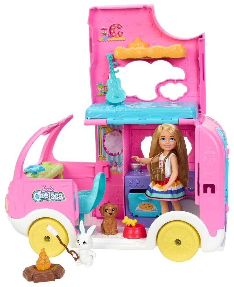 Barbie chelsea camper set clearance