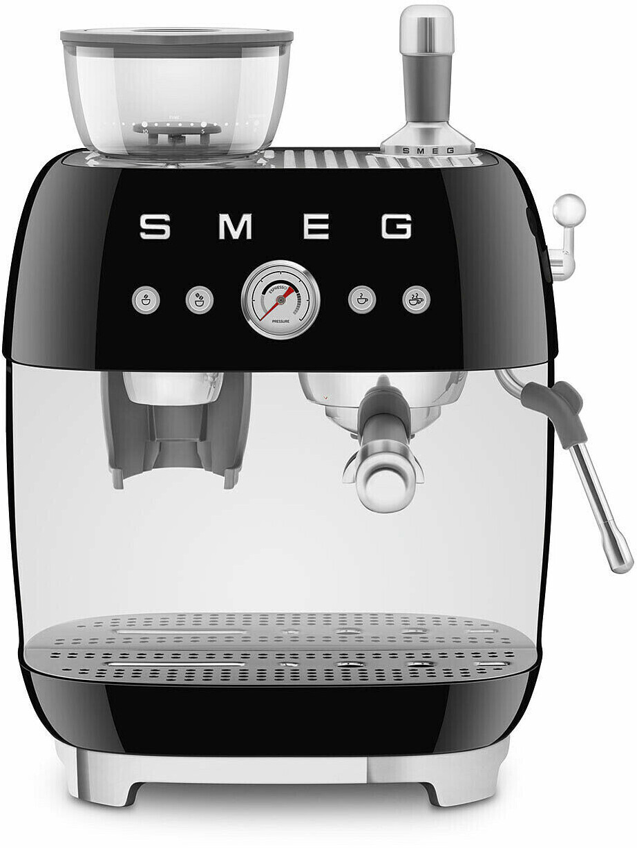 Smeg EGF03BLEU Siebträgermaschine schwarz