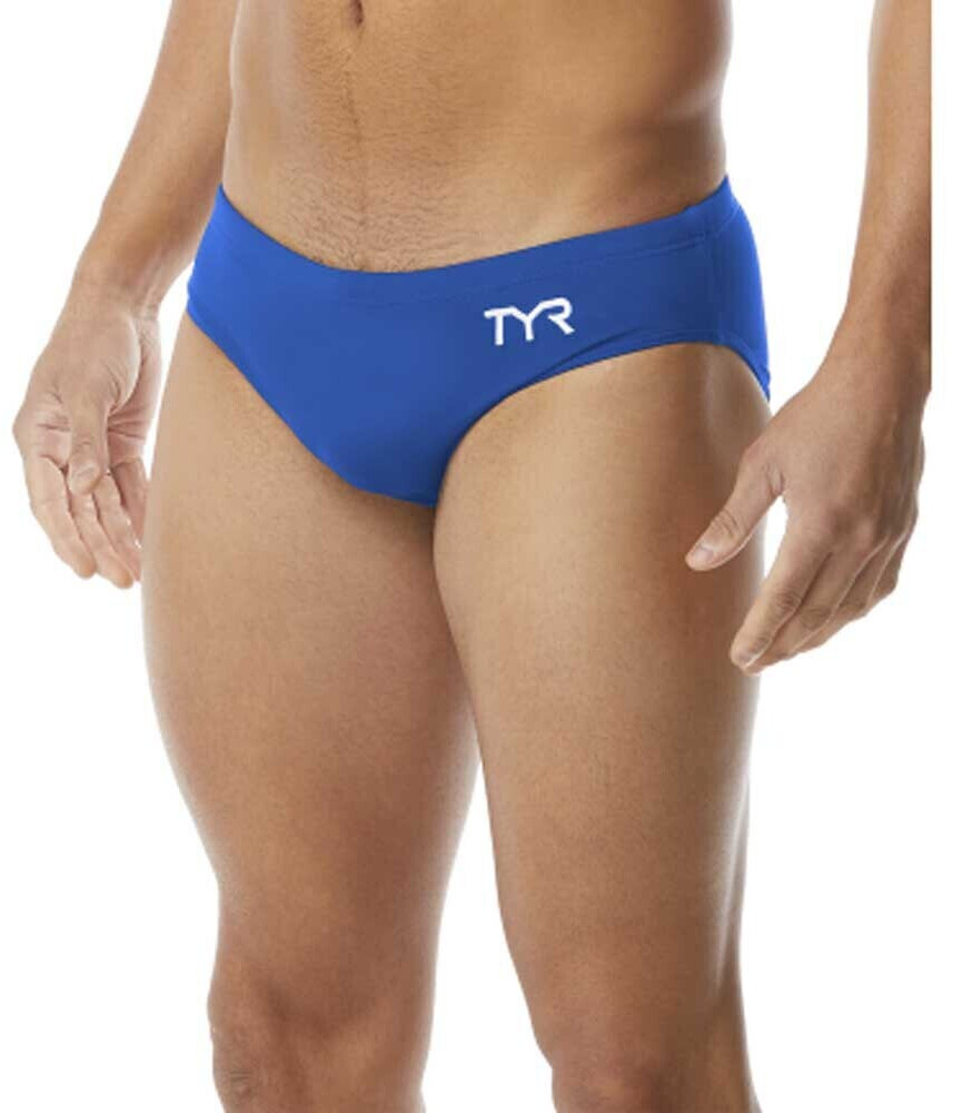 Photos - Other for Swimming TYR Waterpolo Breakaway Racer Swimming Brief Men  blue (RWDO6A-428)