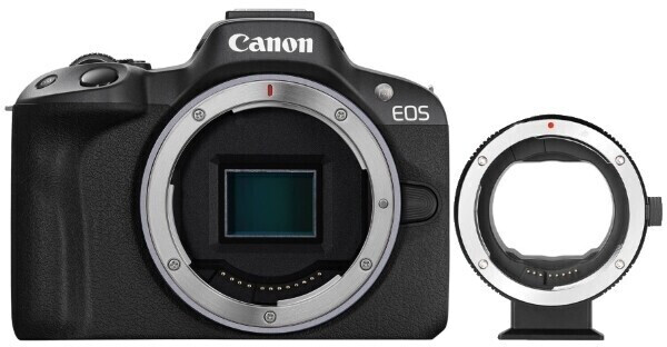 Canon EOS R50 Boîtier + adaptateur EF-EOS R