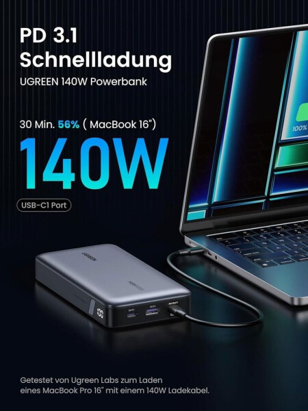 Ugreen Powerbank 25000 mAh 145W, Bild 21