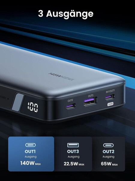 Ugreen Powerbank 25000 mAh 145W, Bild 22