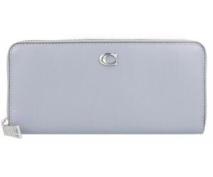 Leather coach wallet store