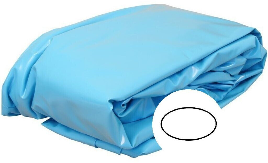 Trend-Pool Poolinnenhülle Trendliner mit Einhängebiese oval Ø623x360x150cm 0,8mm blau