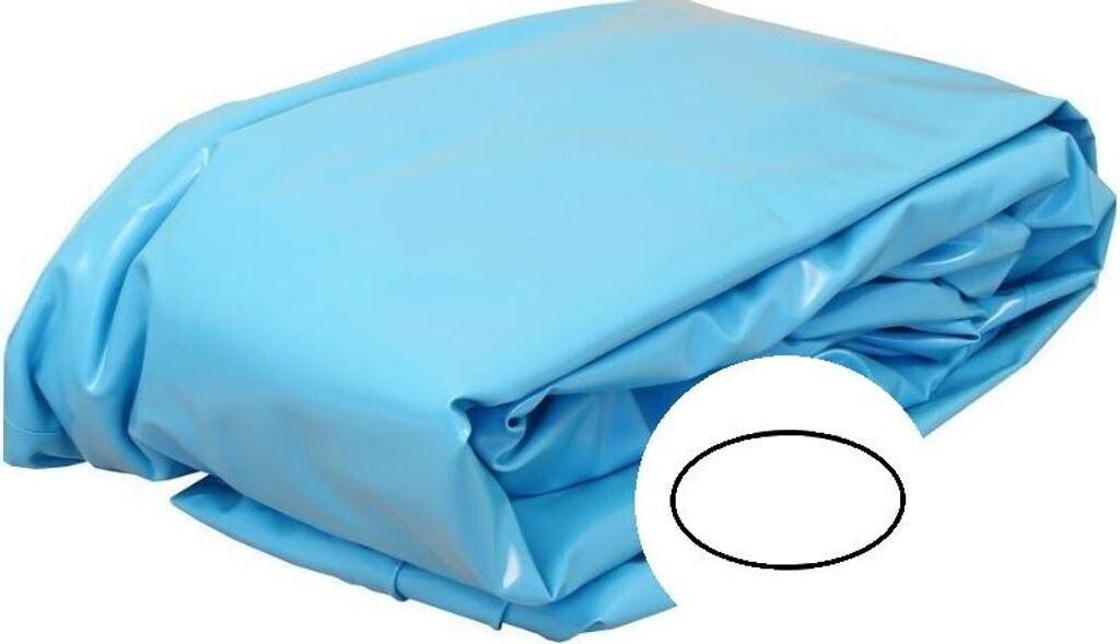 Trend-Pool Poolinnenhülle Trendliner mit Einhängebiese oval Ø737x360x120cm 0,8mm blau