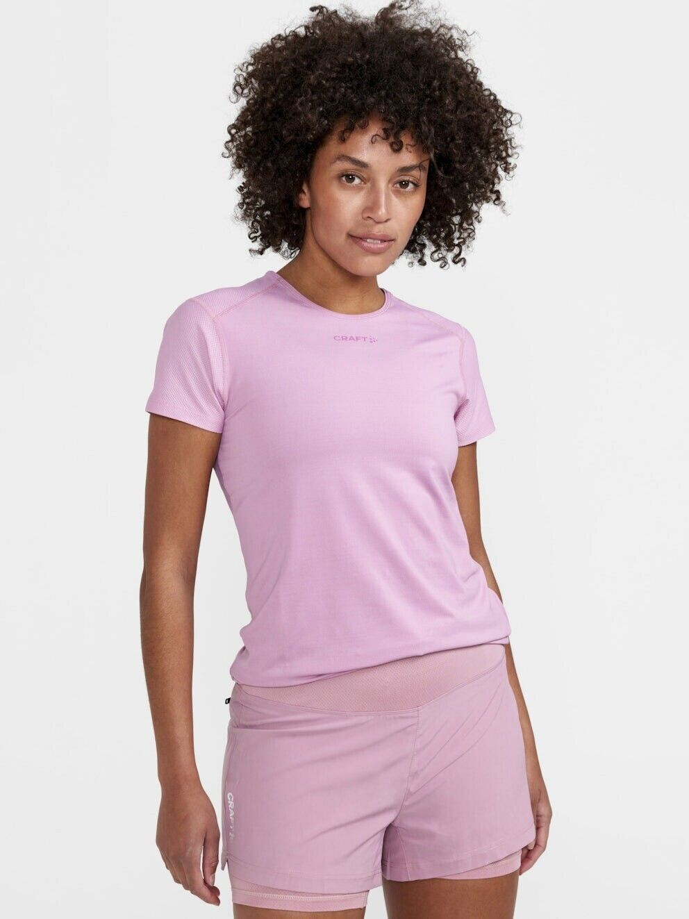 Craft ADV Essence short sleeves Slim T-Shirt Women (1908767) light pink