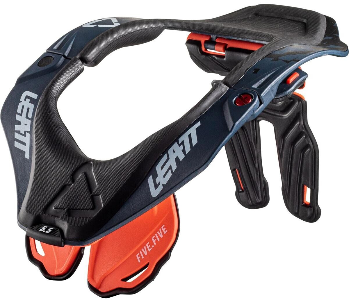 Leatt GPX 5.5 Neck Brace Black/Dark Blue/ Orange