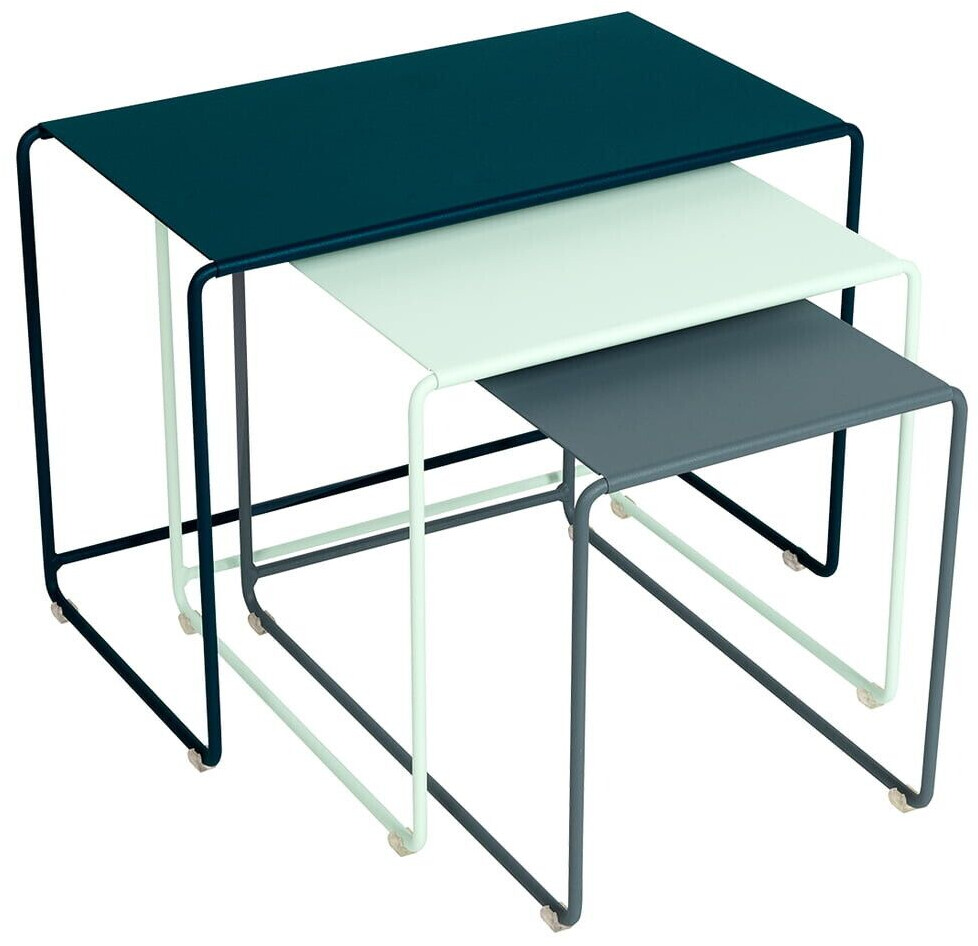 Fermob OULALA 3 Side Tables Metal 55x40x52cm