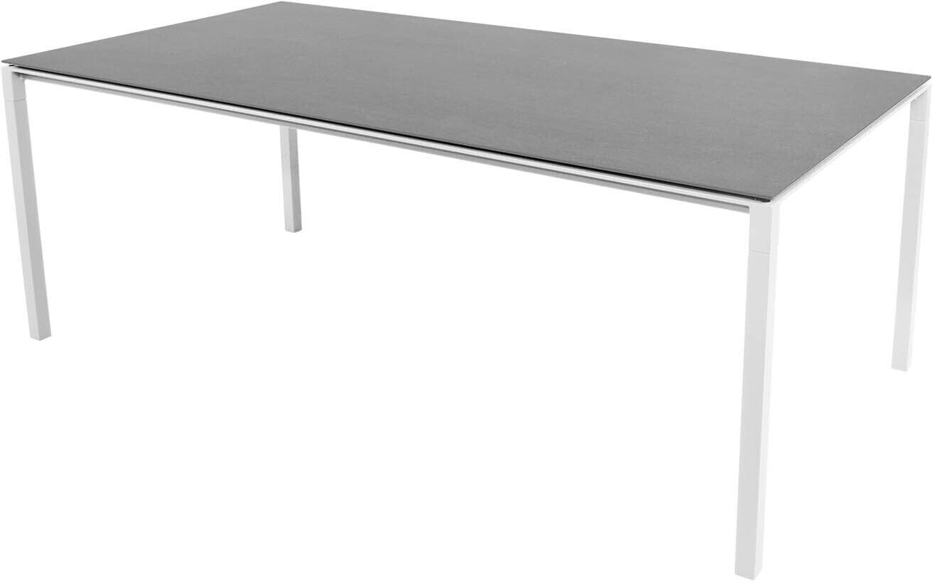 Cane-line Pure Rectangular Metal Table 200x100cm