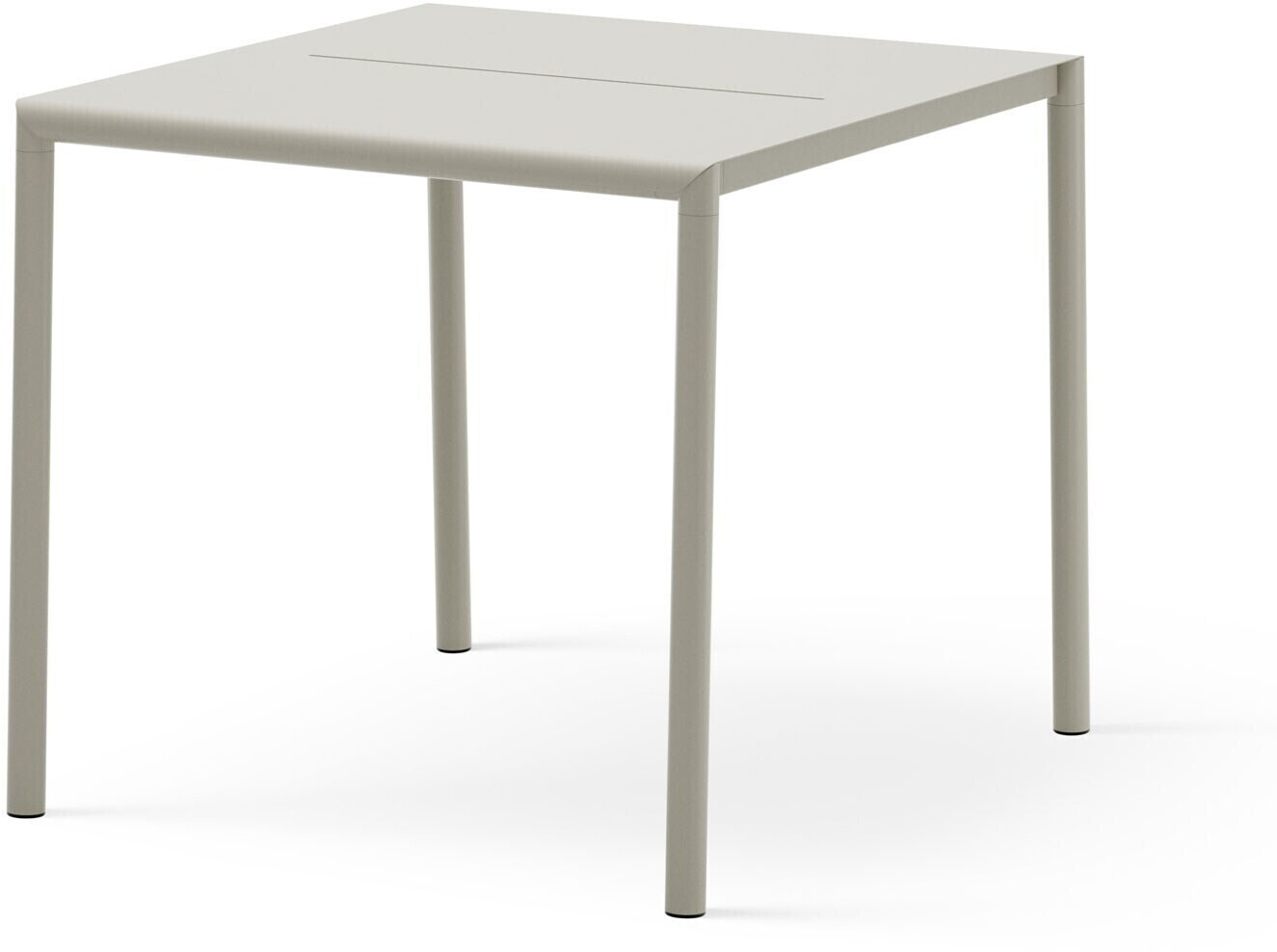 New Works May Table Outdoor Rectangular Metal 85x85cm light grey