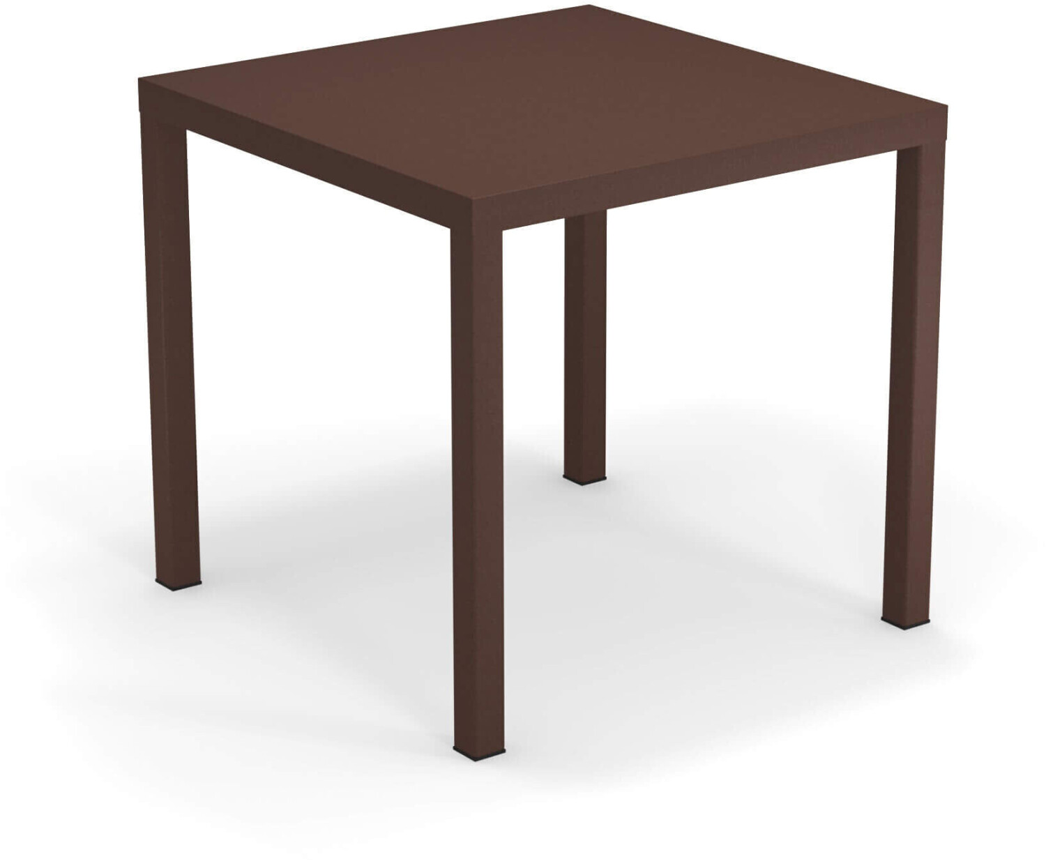 Emu Nova Table 80x80cm Metal Rust-colored Corten