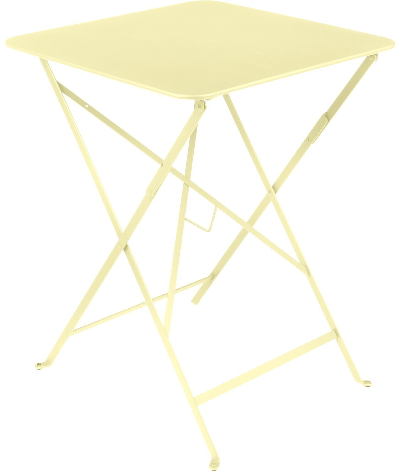 Fermob BISTRO Folding Square Table Metal 57x57cm Lemon Sorbet