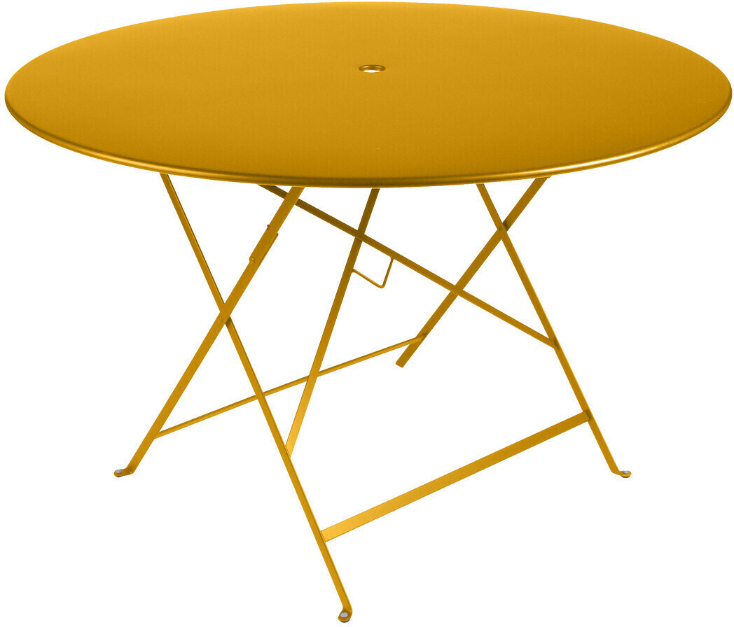 Fermob BISTRO Folding Round Table Metal 117x74x117cm Honey structure