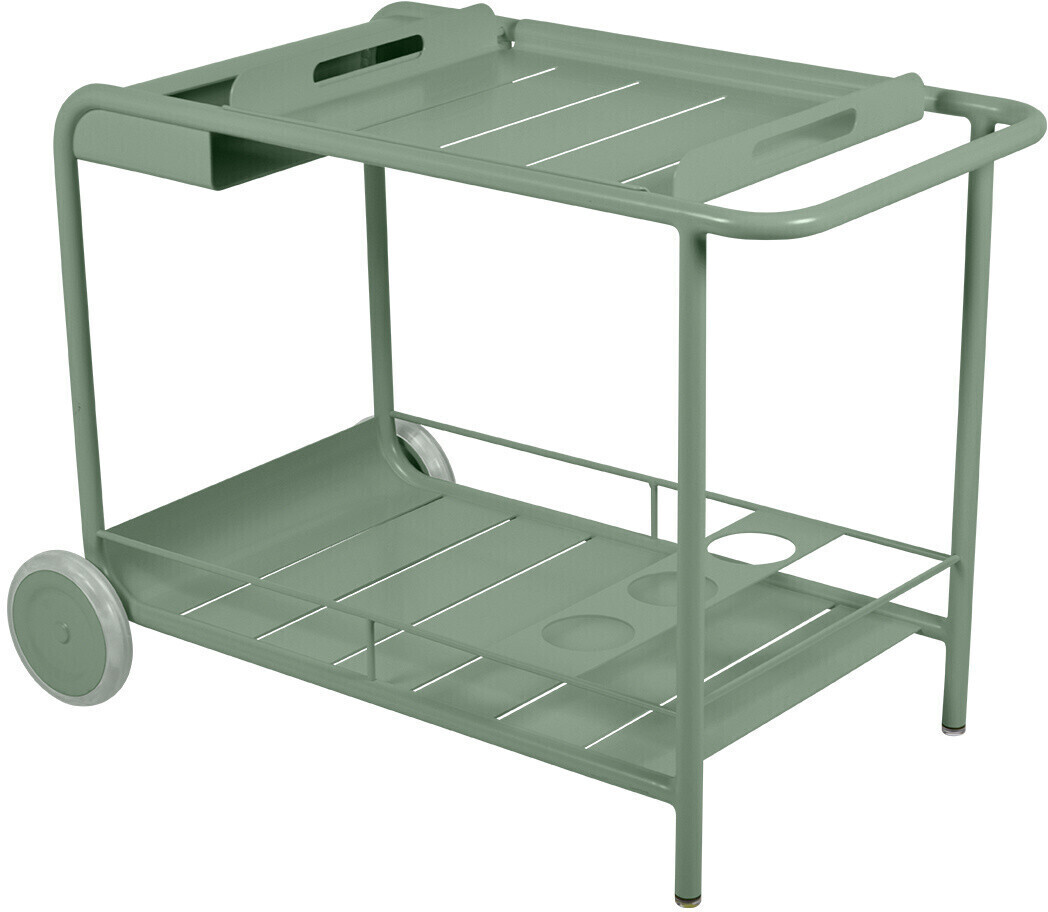 Fermob LUXEMBOURG Storage/Rolling Bar Metal 49x67x77cm cactus matte