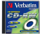 Verbatim CD vierge CD-RW 700MB 10PK Spindle 8-12x pas cher 