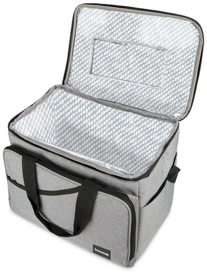 Kühltasche groß Kühlbox Camping Picknicktasche Isoliertasche Picknick 52L  grau